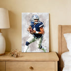 Dak Prescott 1Celebrity Sports Art Poster School Dining Room Decoration 0 Canvas Wall Art Poster Decor Gift