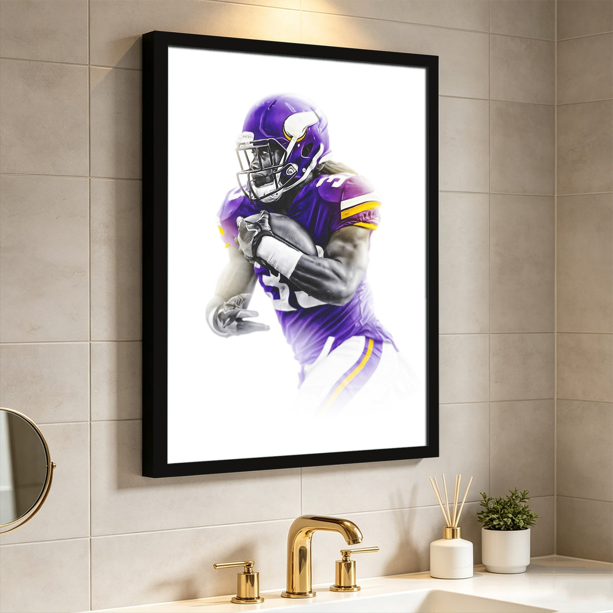 Dalvin Cook Art Sports Decorative Poster School Dormitory 9 Canvas Wall Art Poster Decor Gift