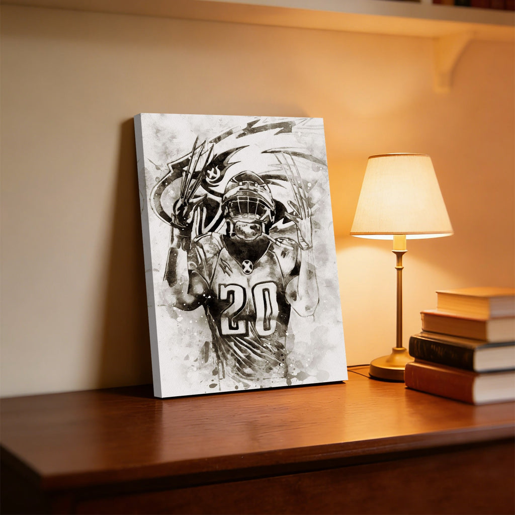 Brian Dawkins Art Poster 5 Canvas Wall Art Poster Decor Gift