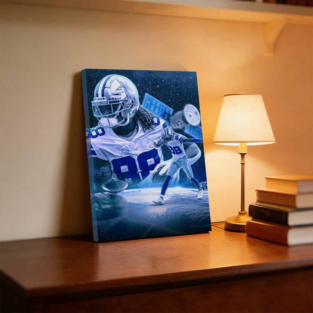 CeeDee Lamb Sports Celebrity Art Deco Poster 1 Canvas Wall Art Poster Decor Gift
