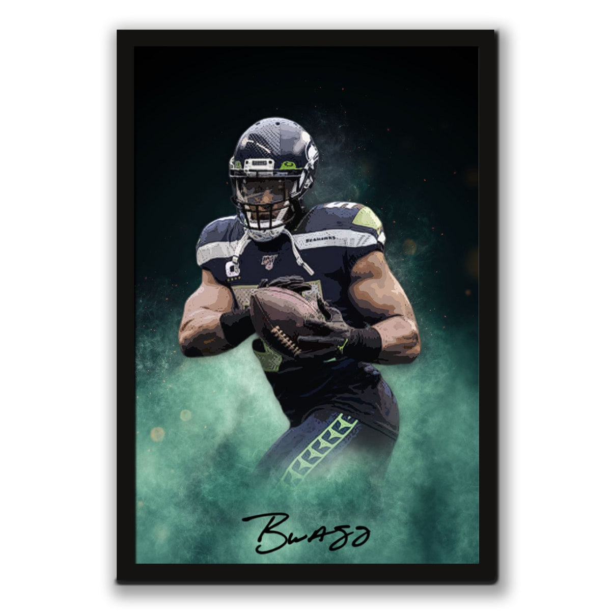 Bobby Wagner Celebrity Sports Art Poster School Dining Room Decoration 4 Canvas Wall Art Poster Decor Gift