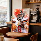 Baker Mayfield Celebrity Sports Art Poster School Dining Room Decoration 12 Canvas Wall Art Poster Decor Gift