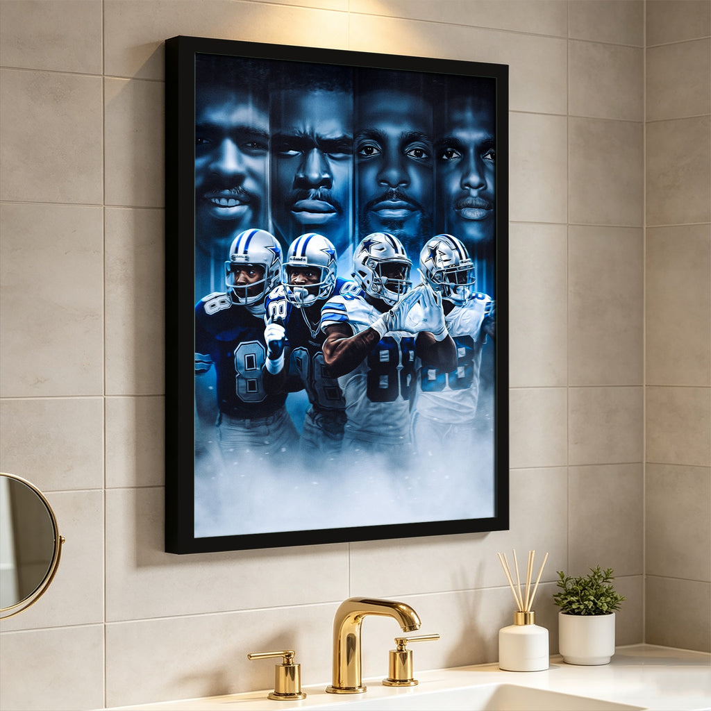 CeeDee Lamb Art Sports Decorative Poster School Dormitory 6 Canvas Wall Art Poster Decor Gift