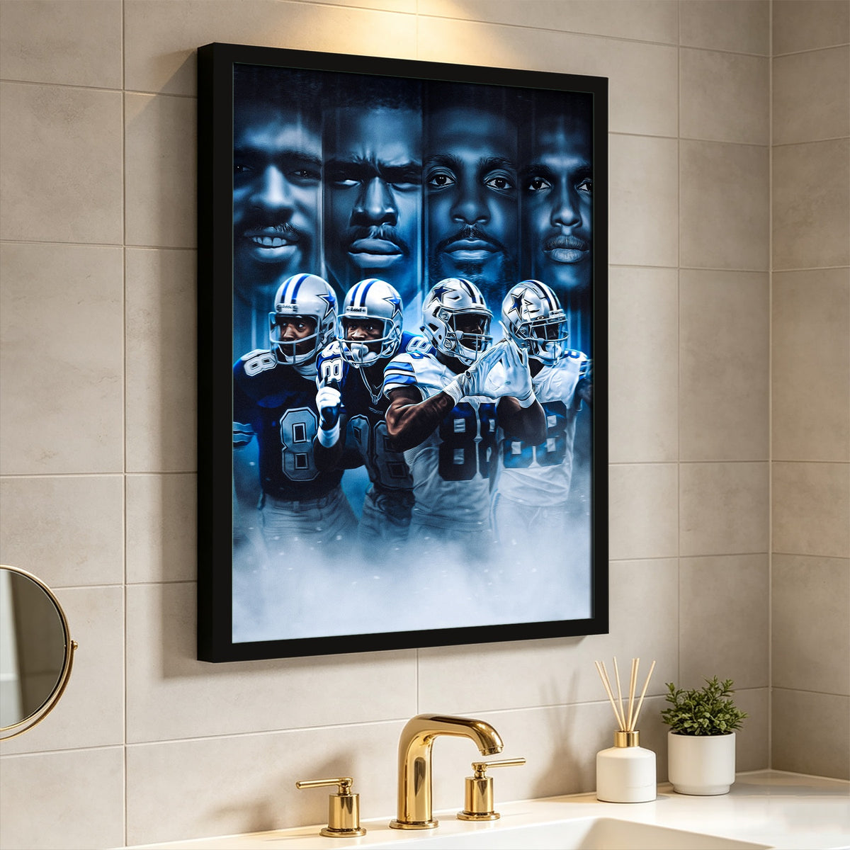 CeeDee Lamb Art Sports Decorative Poster School Dormitory 6 Canvas Wall Art Poster Decor Gift