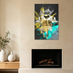 Cam Newton Sports Celebrity Art Deco Poster 3 Canvas Wall Art Poster Decor Gift