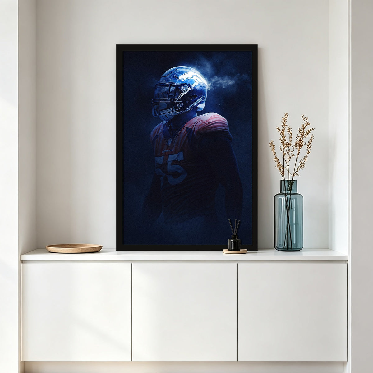 Bradley Chubb Art Sports Decorative Poster School Dormitory 8 Canvas Wall Art Poster Decor Gift