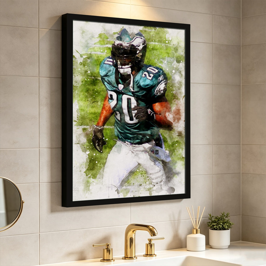 Brian Dawkins Art Poster 1 Canvas Wall Art Poster Decor Gift