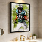 Brian Dawkins Art Poster 1 Canvas Wall Art Poster Decor Gift