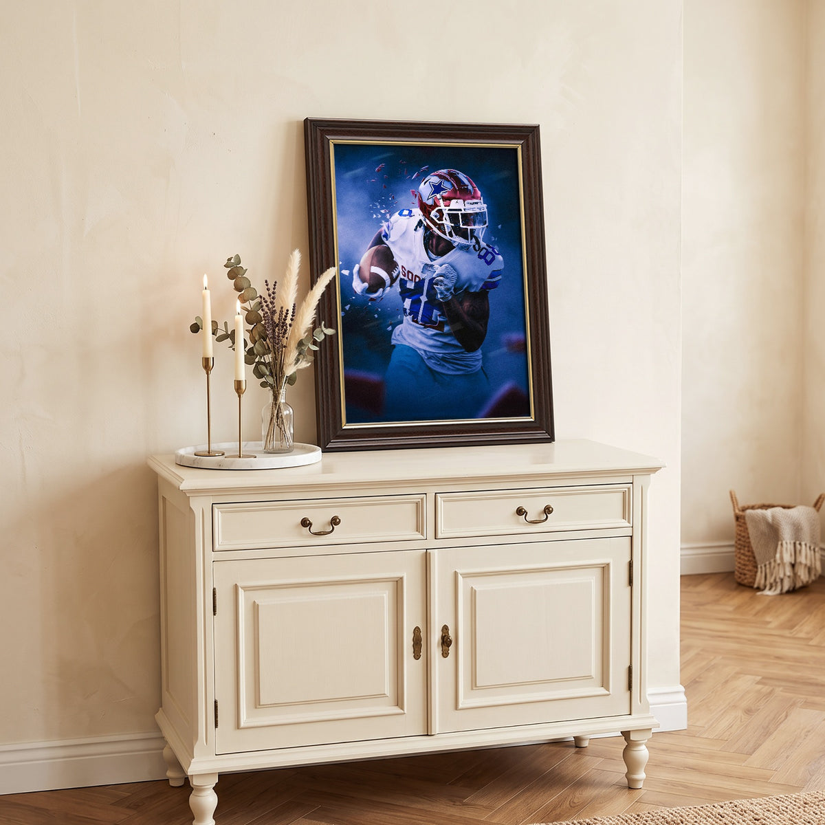 CeeDee Lamb Art Sports Decorative Poster School Dormitory 3 Canvas Wall Art Poster Decor Gift