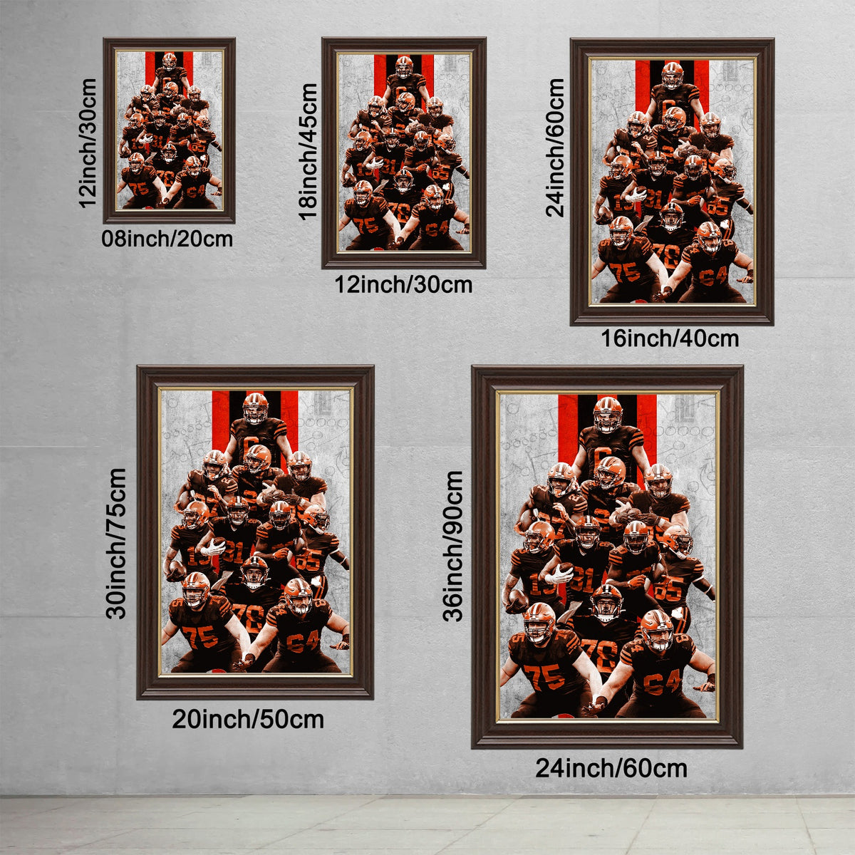 Baker Mayfield Sports Celebrity Art Deco Poster 9 Canvas Wall Art Poster Decor Gift