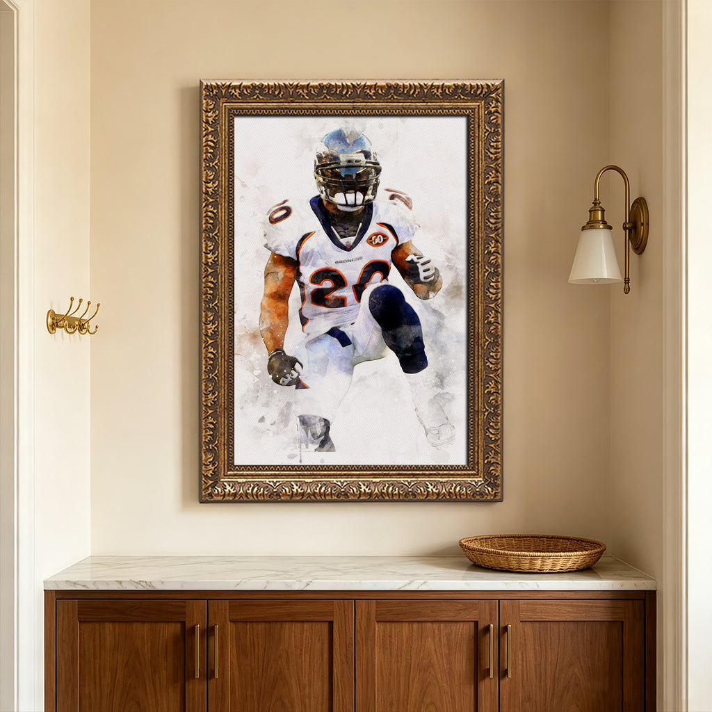 Brian Dawkins Art Poster 7 Canvas Wall Art Poster Decor Gift