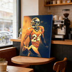 Champ Bailey Art Sports Decorative Poster School Dormitory 2 Canvas Wall Art Poster Decor Gift