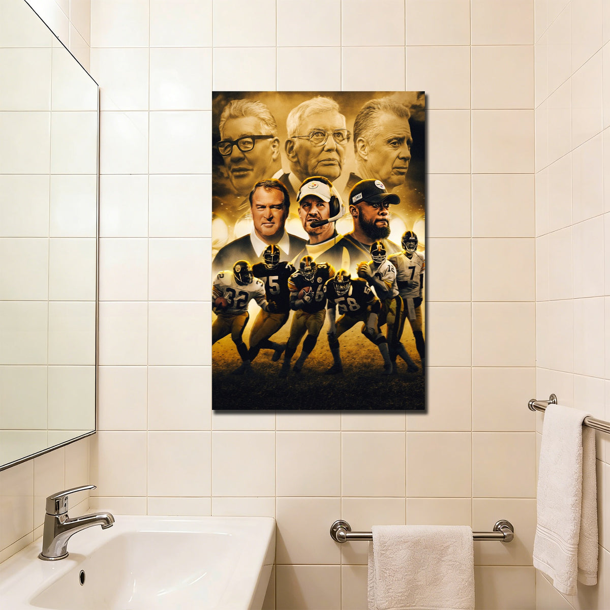 Ben Roethlisberger Art Sports Decorative Poster School Dormitory 0 Canvas Wall Art Poster Decor Gift