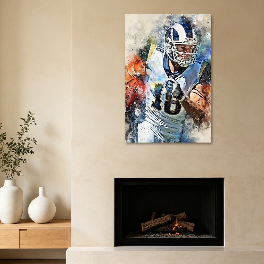 Cooper Kupp Celebrity Sports Art Poster School Dining Room Decoration 8 Canvas Wall Art Poster Decor Gift