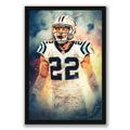 Christian McCaffrey Art Sports Decorative Poster School Dormitory 2 Canvas Wall Art Poster Decor Gift