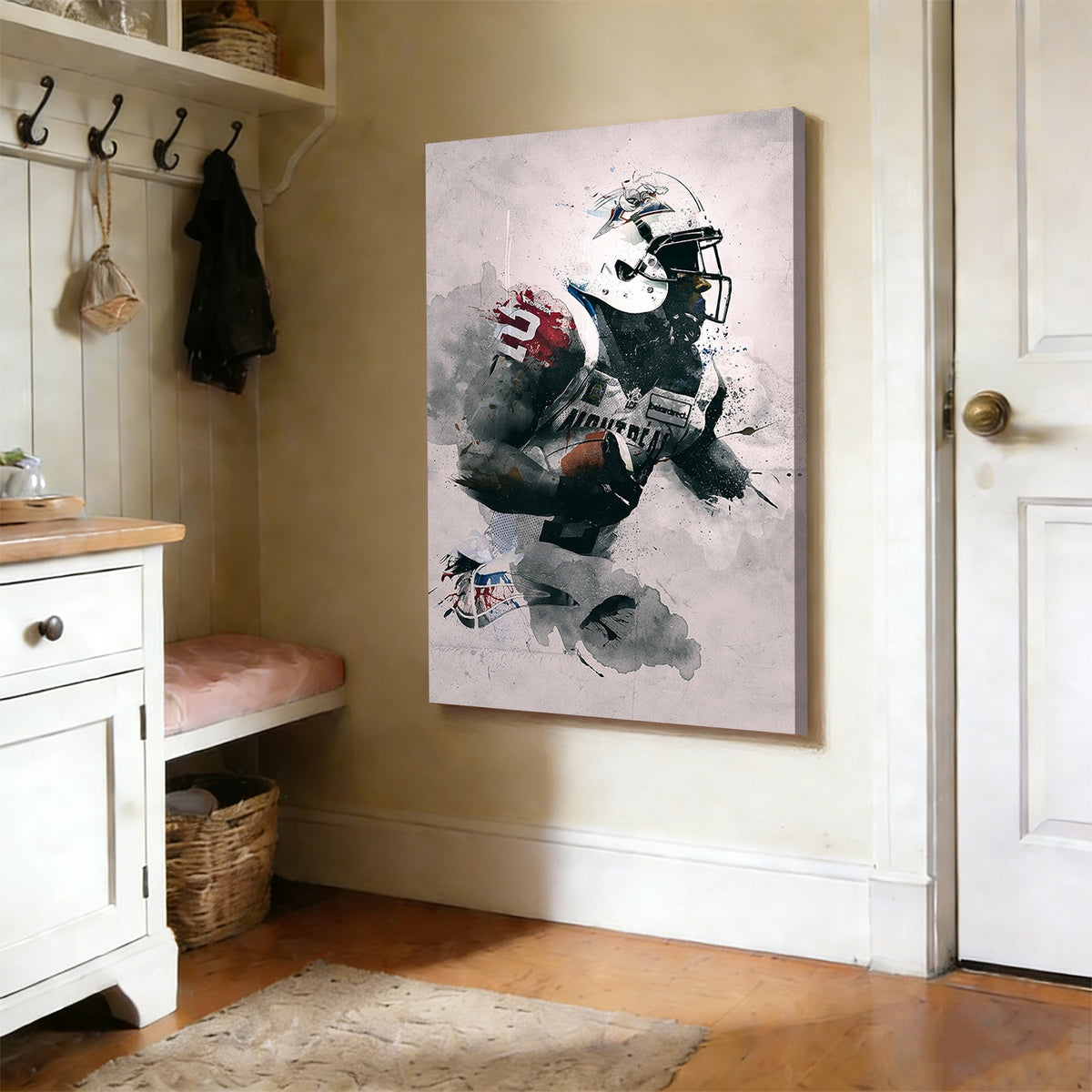 Brandon Whitaker Art Sports Decorative Poster School Dormitory 4 Canvas Wall Art Poster Decor Gift