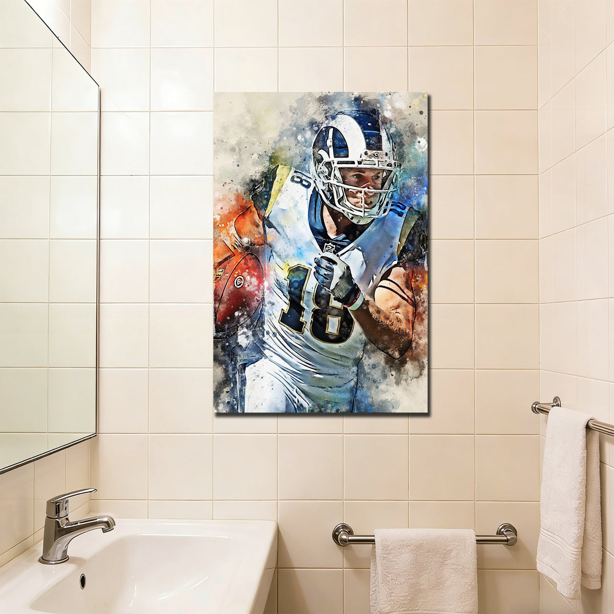 Cooper Kupp Celebrity Sports Art Poster School Dining Room Decoration 8 Canvas Wall Art Poster Decor Gift