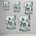 Bilal Powell Art Sports Decorative Poster School Dormitory 0 Canvas Wall Art Poster Decor Gift