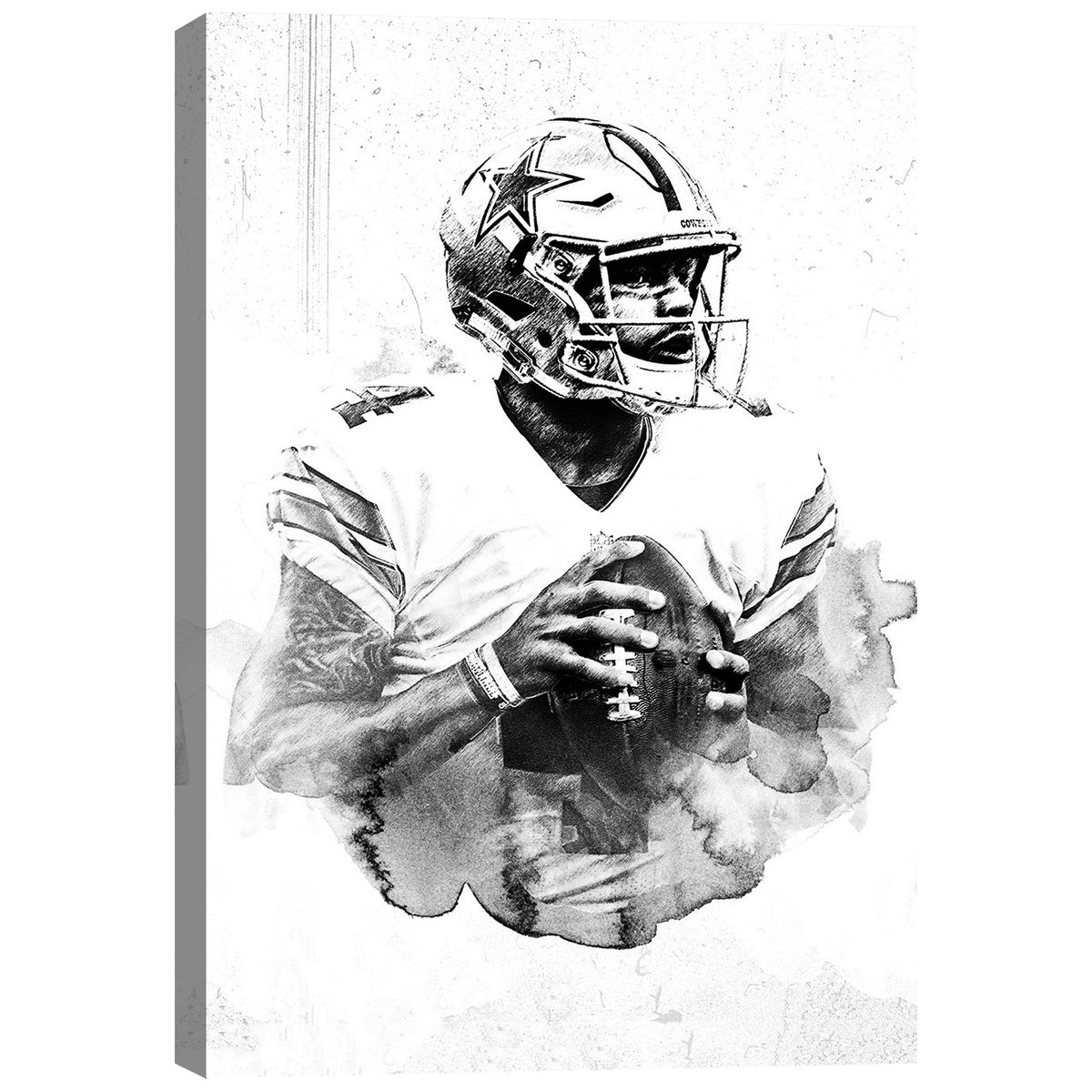 Dak Prescott Celebrity Sports Art Poster School Dining Room Decoration 9 Canvas Wall Art Poster Decor Gift