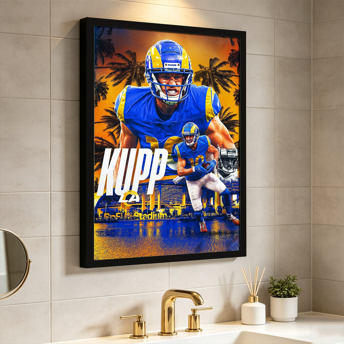 Cooper Kupp Sports Decoration Poster 2 Canvas Wall Art Poster Decor Gift