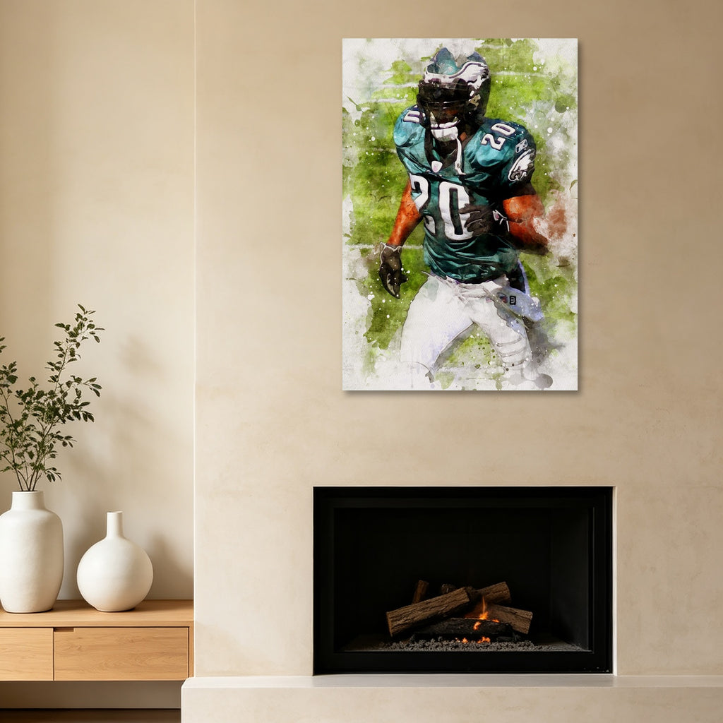 Brian Dawkins Art Poster 1 Canvas Wall Art Poster Decor Gift