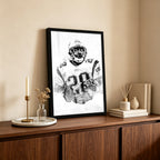 Corey Dillon Art Sports Decorative Poster School Dormitory 1 Canvas Wall Art Poster Decor Gift
