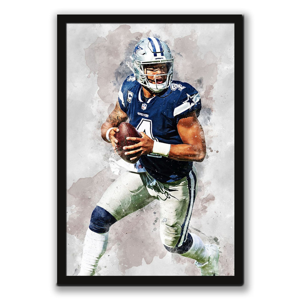 Dak Prescott 1Celebrity Sports Art Poster School Dining Room Decoration 0 Canvas Wall Art Poster Decor Gift