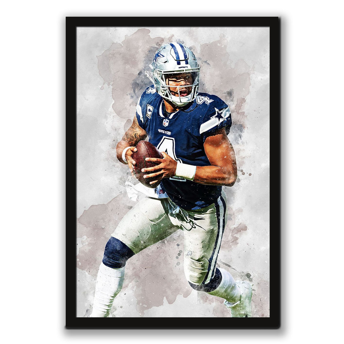 Dak Prescott 1Celebrity Sports Art Poster School Dining Room Decoration 0 Canvas Wall Art Poster Decor Gift