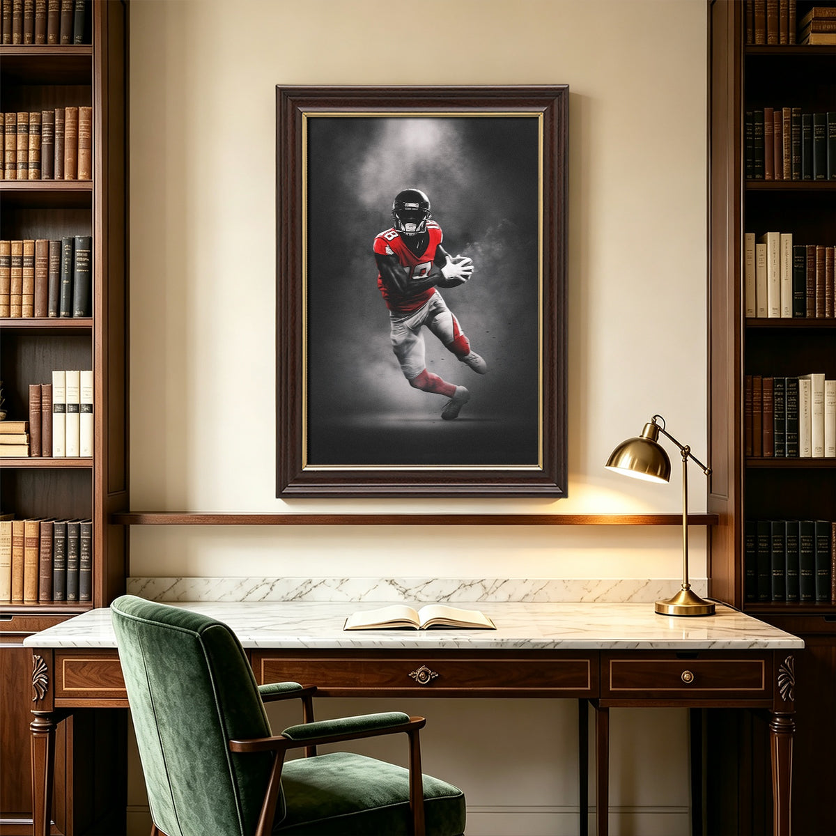 Calvin Ridley Art Sports Decorative Poster School Dormitory 6 Canvas Wall Art Poster Decor Gift