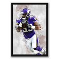 Dalvin Cook Celebrity Sports Art Poster School Dining Room Decoration 3 Canvas Wall Art Poster Decor Gift