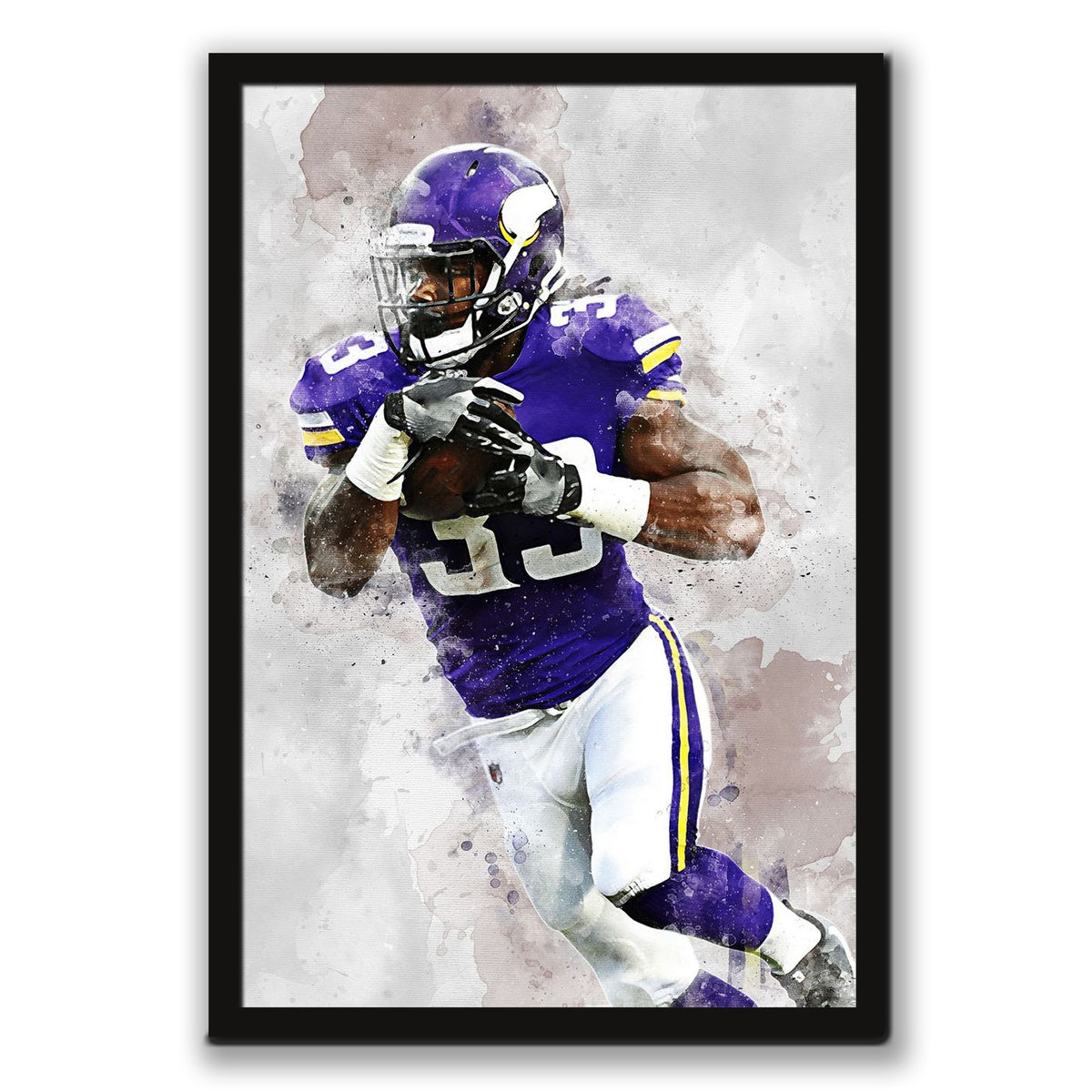 Dalvin Cook Celebrity Sports Art Poster School Dining Room Decoration 3 Canvas Wall Art Poster Decor Gift
