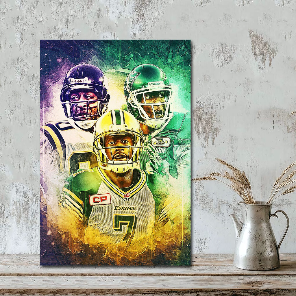 Cris Carter Duron Carter Kenny Stafford Art Sports Decorative Poster School Dormitory 4 Canvas Wall Art Poster Decor Gift
