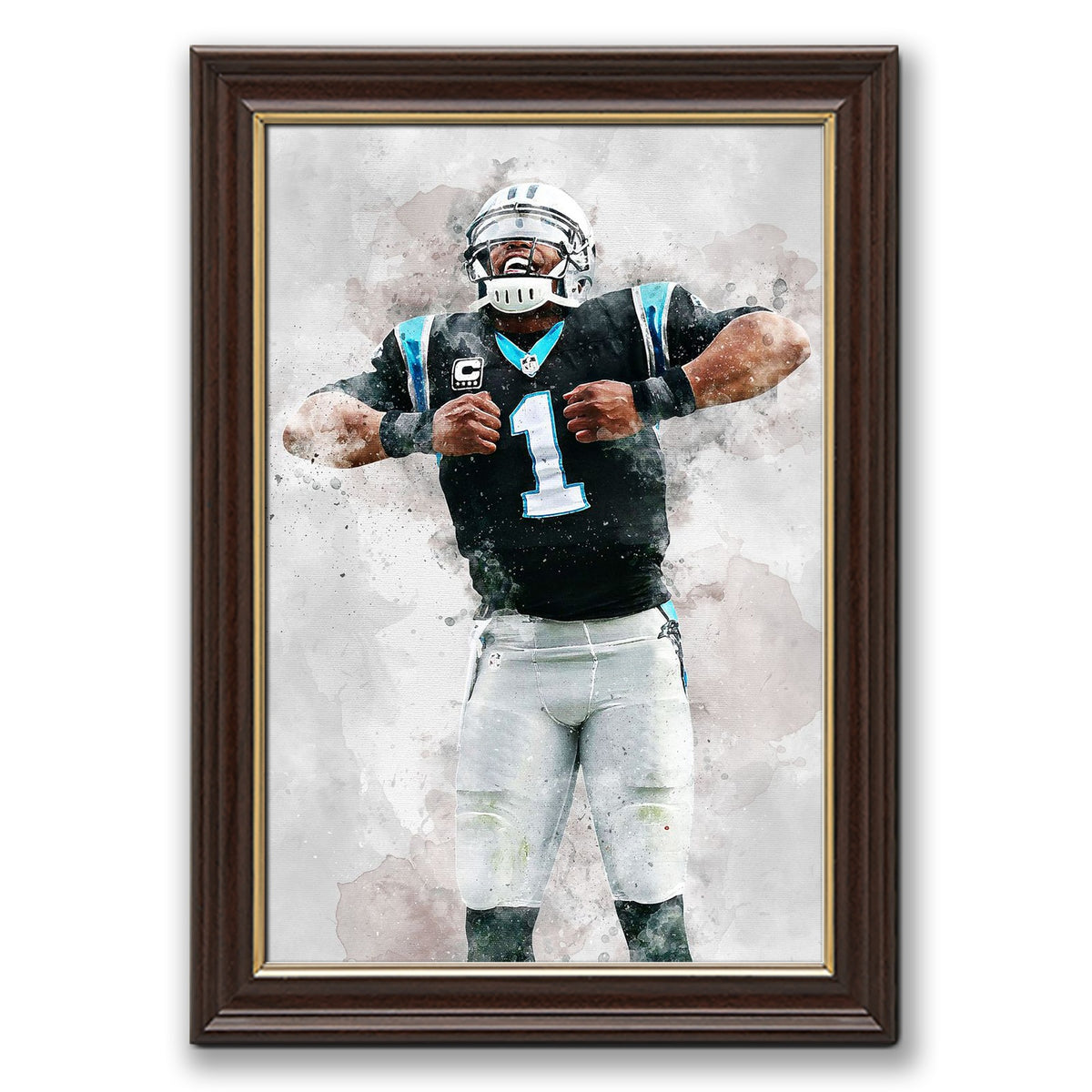 Cam Newton Celebrity Sports Art Poster School Dining Room Decoration 5 Canvas Wall Art Poster Decor Gift