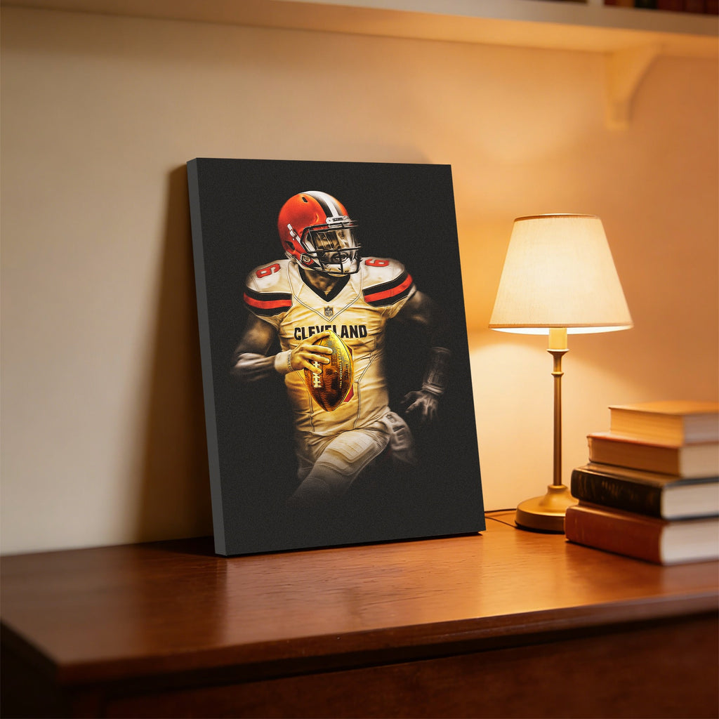 Baker Mayfield Art Sports Decorative Poster School Dormitory 1 Canvas Wall Art Poster Decor Gift