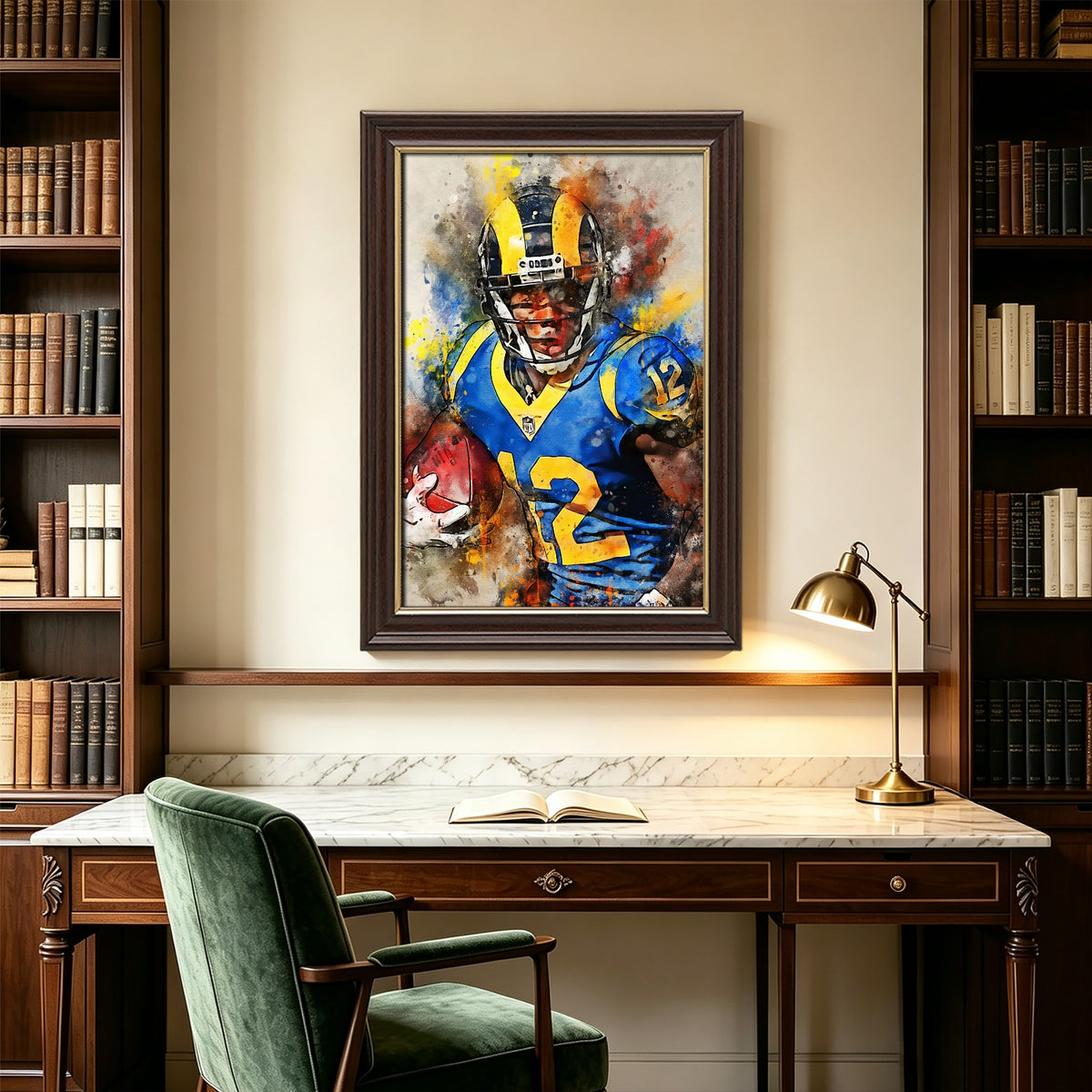 Brandin Cooks Celebrity Sports Art Poster School Dining Room Decoration 2 Canvas Wall Art Poster Decor Gift