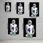 Dak Prescott Art Poster 1 Canvas Wall Art Poster Decor Gift