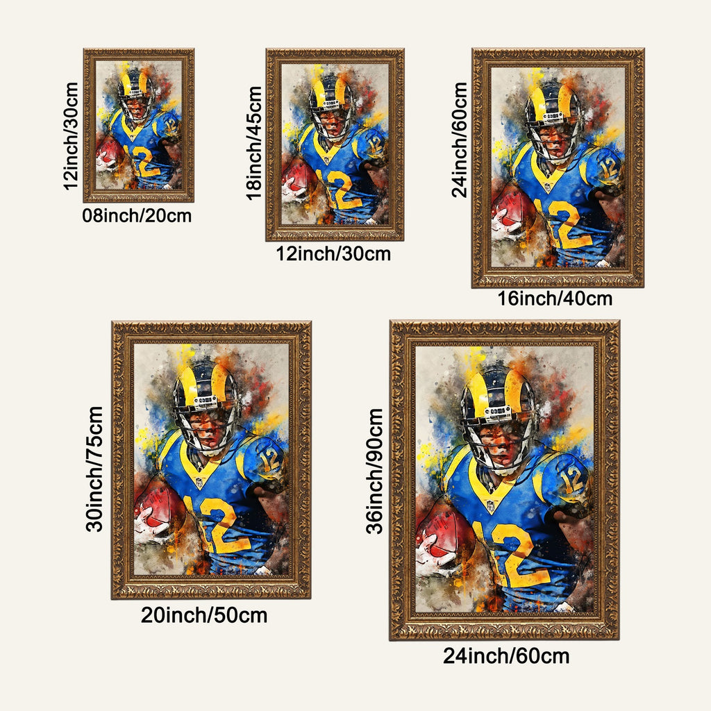 Brandin Cooks Celebrity Sports Art Poster School Dining Room Decoration 2 Canvas Wall Art Poster Decor Gift