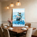 Cam Newton Sports Celebrity Art Deco Poster 4 Canvas Wall Art Poster Decor Gift
