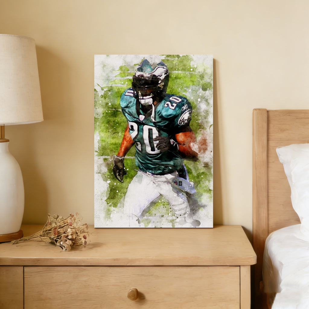 Brian Dawkins Art Poster 1 Canvas Wall Art Poster Decor Gift