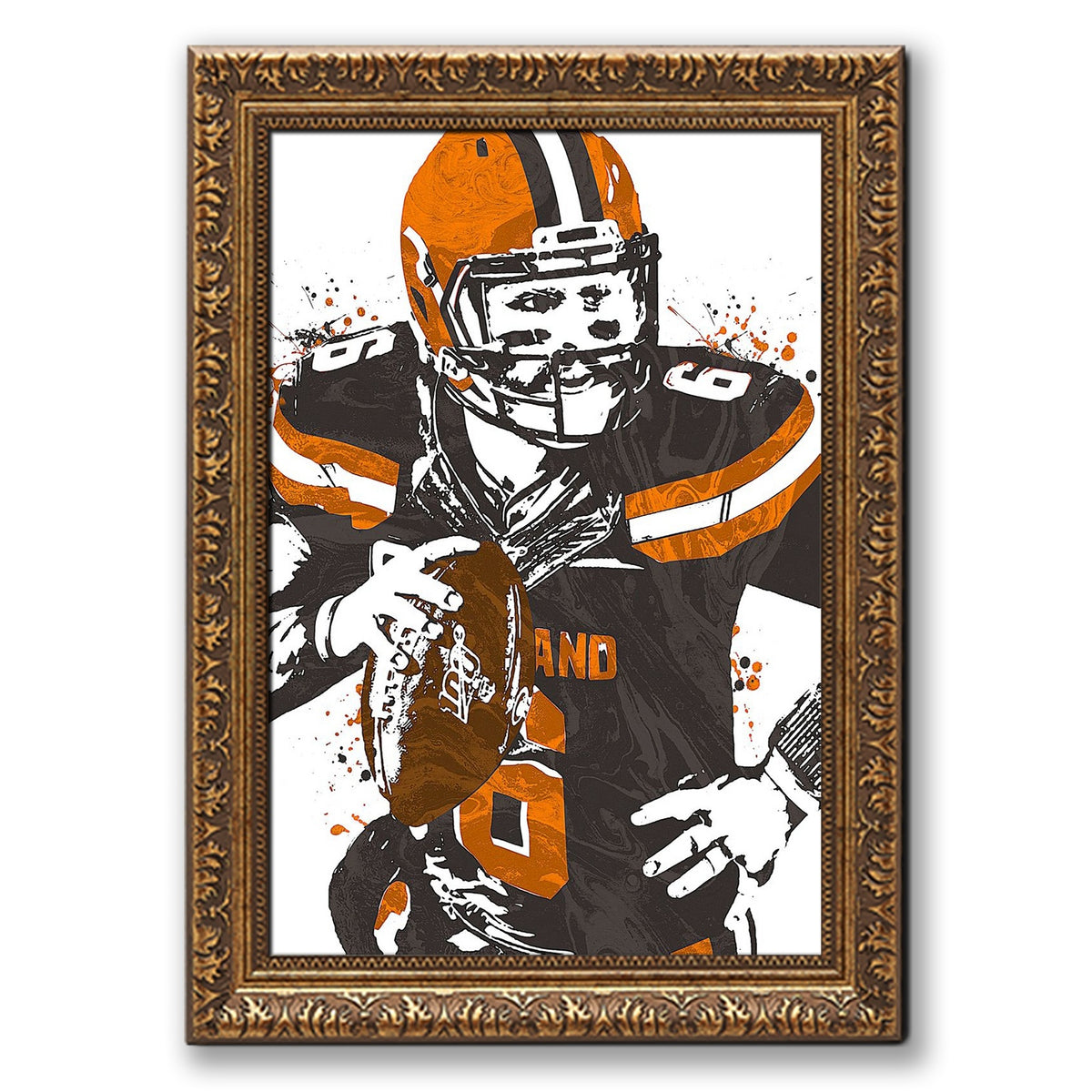 Baker Mayfield Celebrity Sports Art Poster School Dining Room Decoration 7 Canvas Wall Art Poster Decor Gift