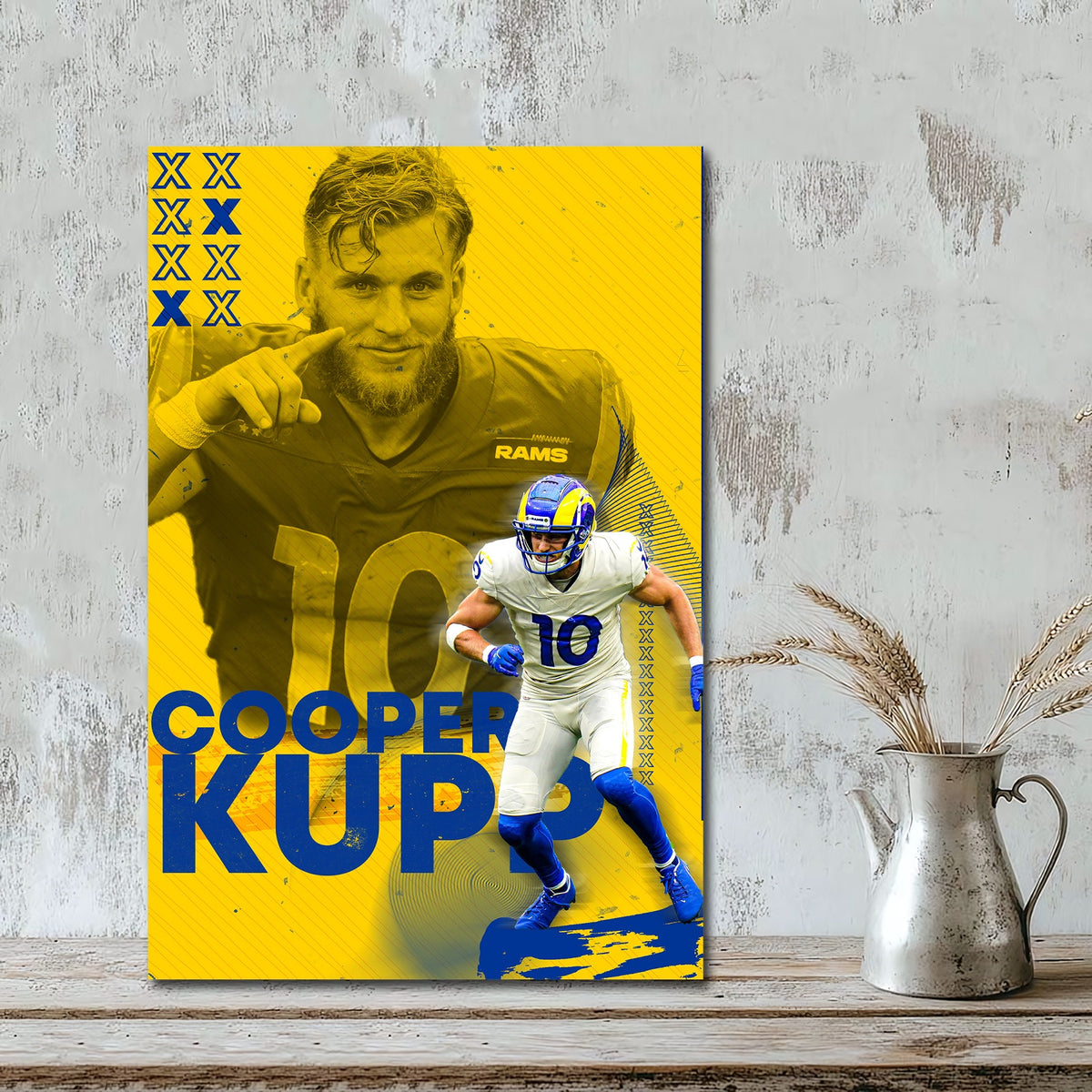 Cooper Kupp Sports Decoration Poster 4 Canvas Wall Art Poster Decor Gift
