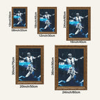 Cam Newton Sports Celebrity Art Deco Poster 5 Canvas Wall Art Poster Decor Gift