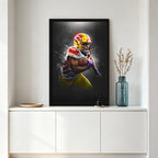 Clyde Edwards Helaire Art Sports Decorative Poster School Dormitory 3 Canvas Wall Art Poster Decor Gift