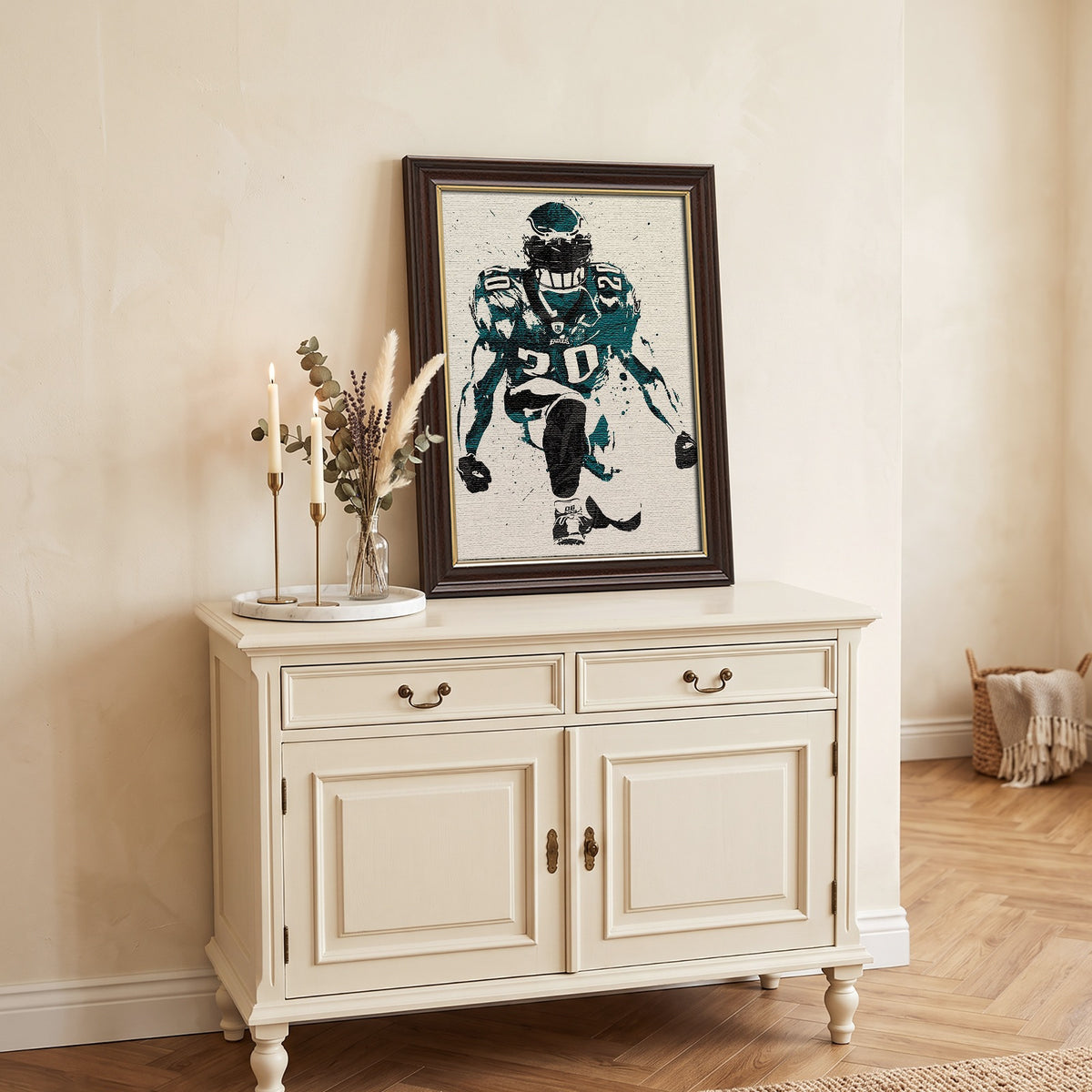 Brian Dawkins Art Poster 6 Canvas Wall Art Poster Decor Gift