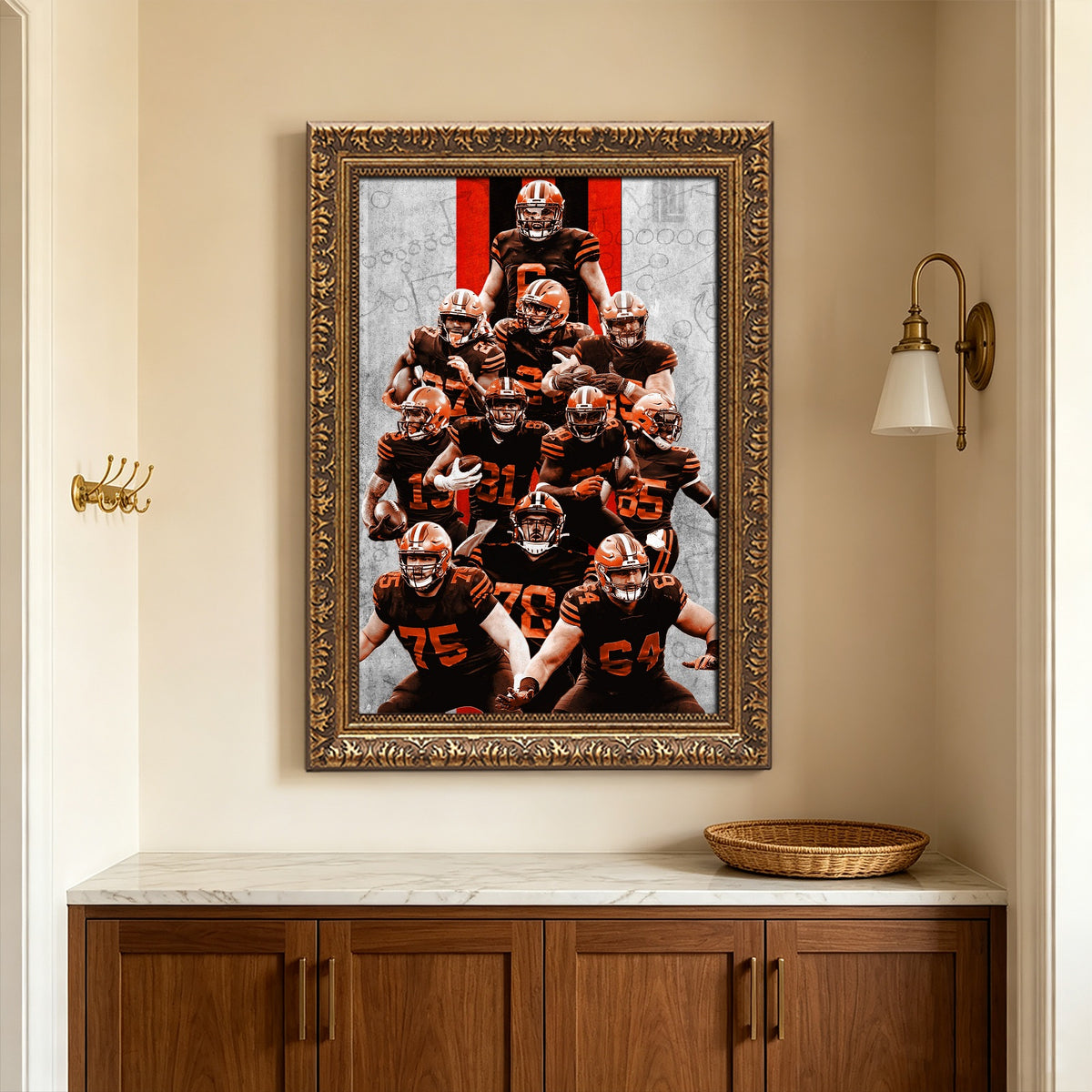 Baker Mayfield Sports Celebrity Art Deco Poster 9 Canvas Wall Art Poster Decor Gift