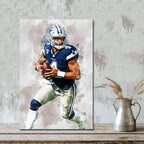 Dak Prescott 1Celebrity Sports Art Poster School Dining Room Decoration 0 Canvas Wall Art Poster Decor Gift
