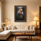 Clyde Edwards Helaire Art Sports Decorative Poster School Dormitory 3 Canvas Wall Art Poster Decor Gift