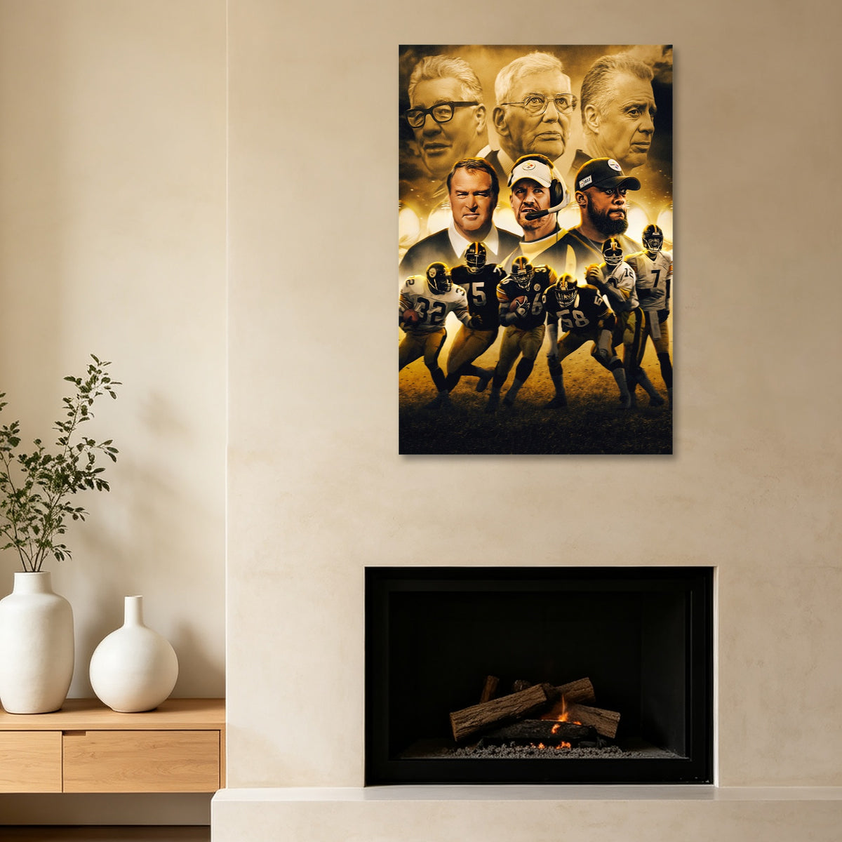 Ben Roethlisberger Art Sports Decorative Poster School Dormitory 0 Canvas Wall Art Poster Decor Gift