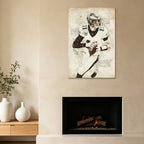 Carson Wentz Sports Celebrity Art Deco Poster 5 Canvas Wall Art Poster Decor Gift