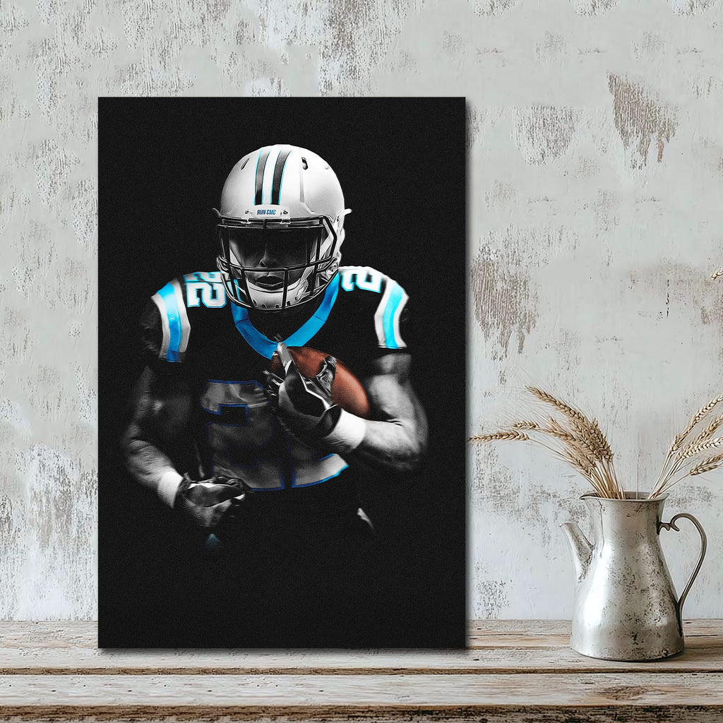 Christian McCaffrey Art Sports Decorative Poster School Dormitory 5 Canvas Wall Art Poster Decor Gift